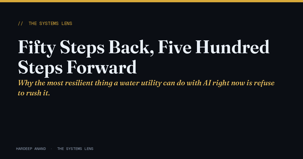 Fifty Steps Back, Five Hundred Steps Forward